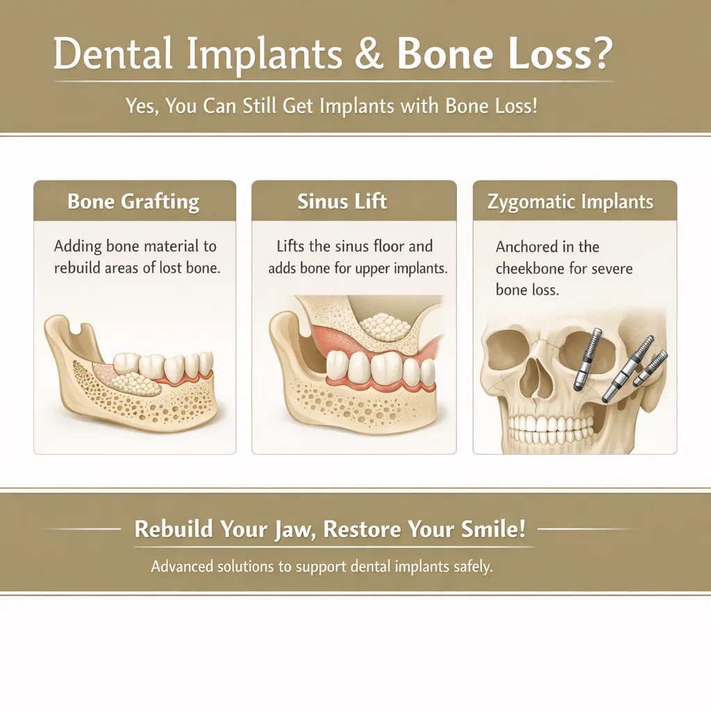 dental implant with bone loss