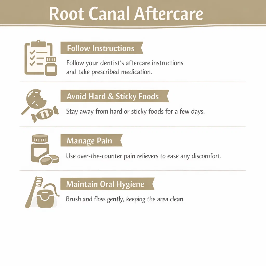 root canal aftercare