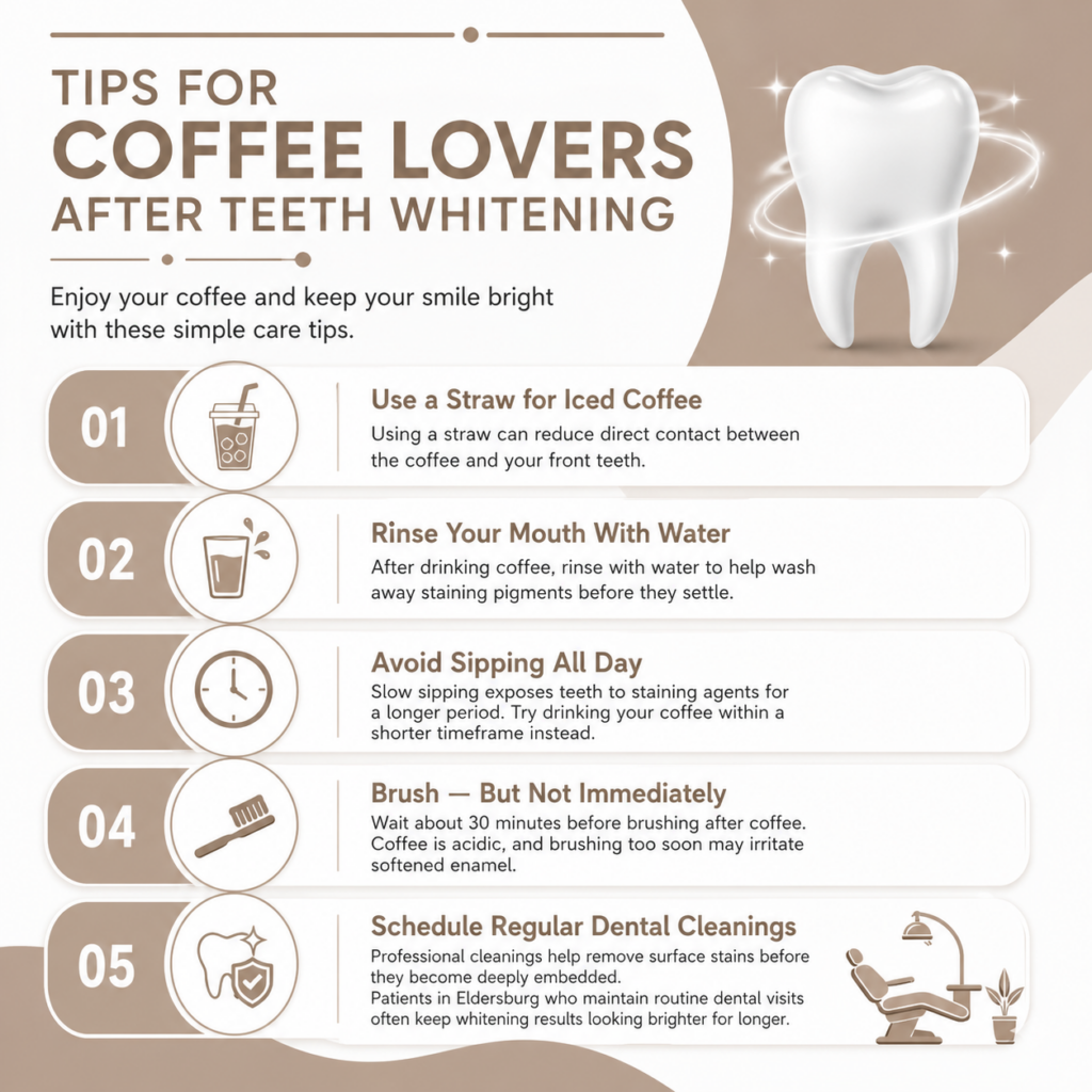 tips for coffee lovers for teeth whitening